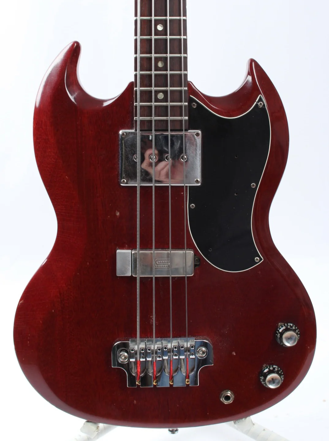 1965 Gibson EB-0 cherry red - Image 2