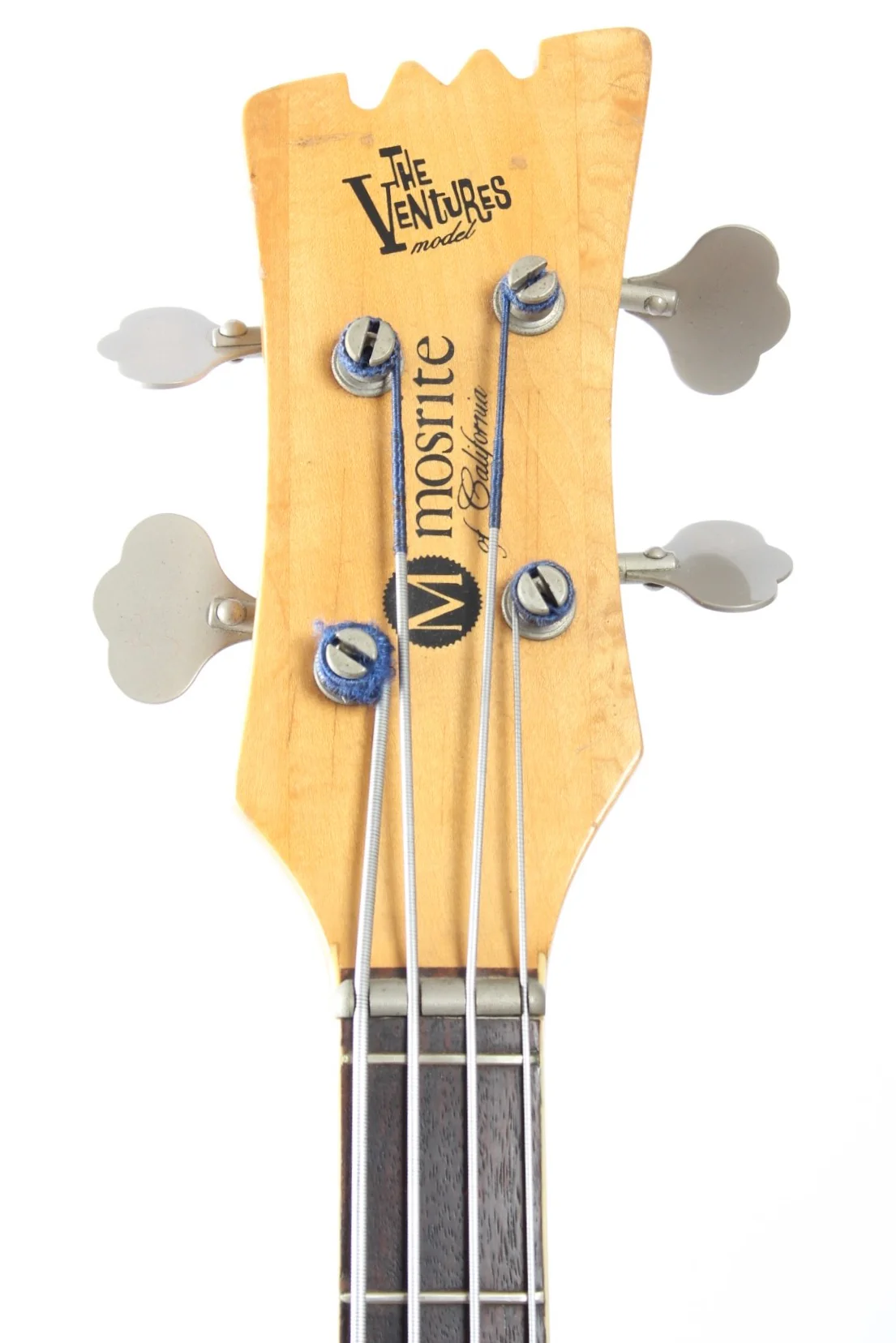 1965 Mosrite The Ventures Bass MK1 candy apple red - Image 5
