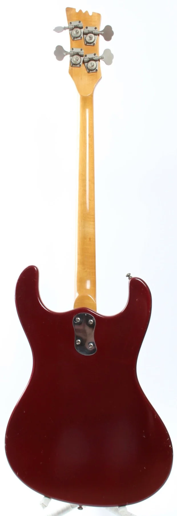 1965 Mosrite The Ventures Bass MK1 candy apple red - Image 6