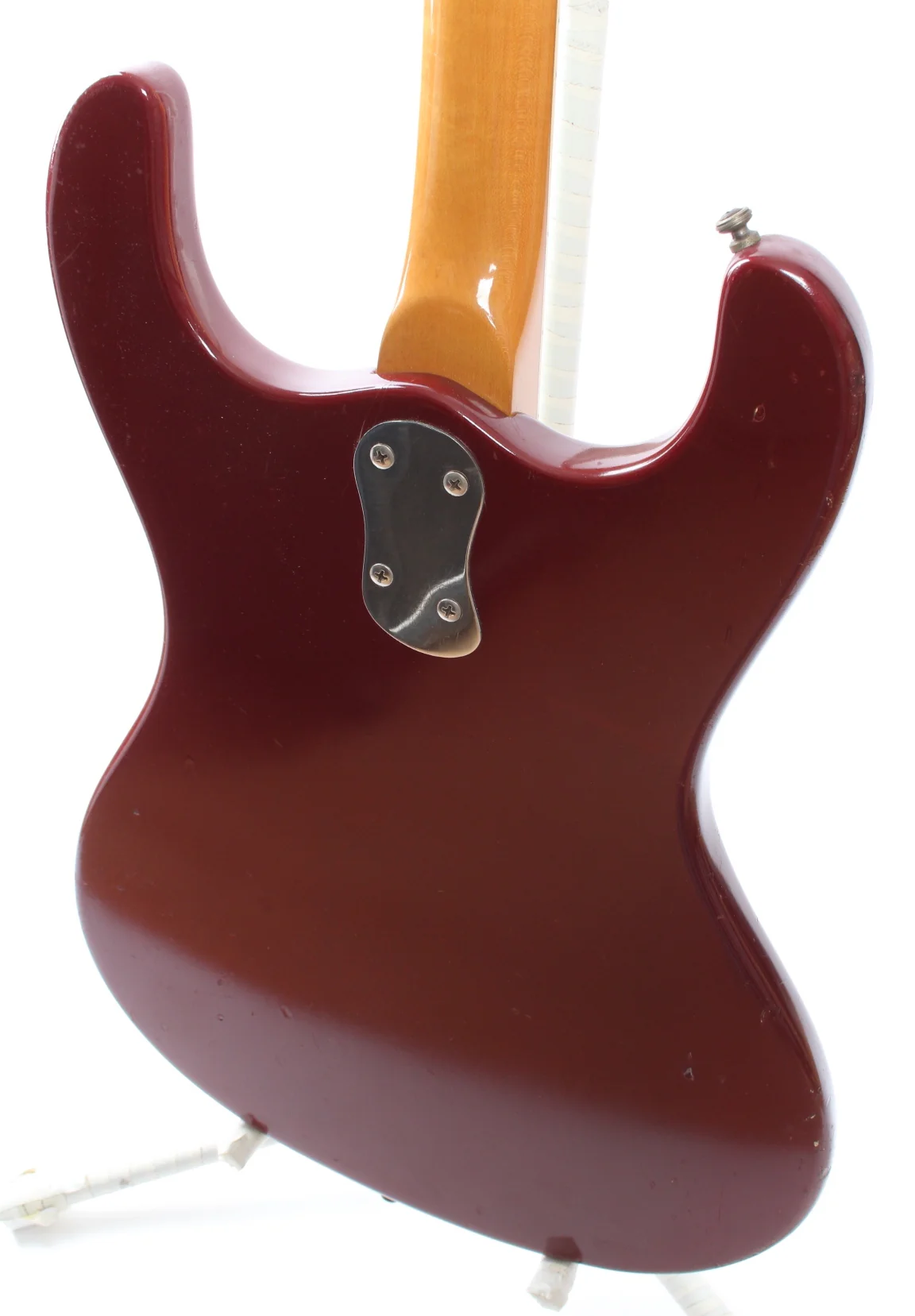 1965 Mosrite The Ventures Bass MK1 candy apple red - Image 8
