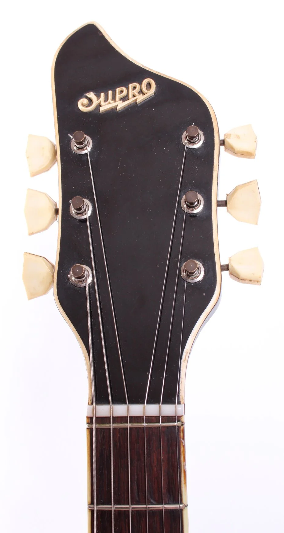 1965 Supro Dual Tone S424 Res-O-Glass white - Image 5