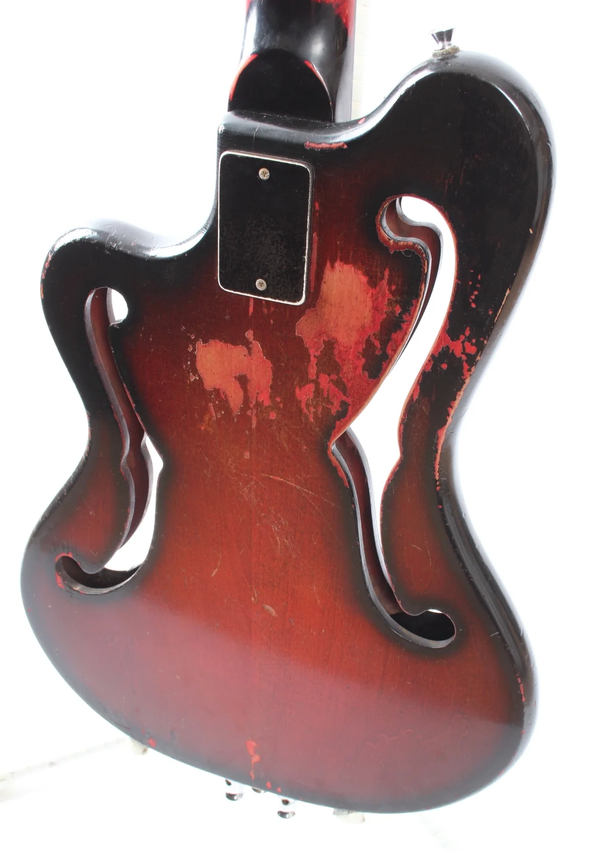 1966 Ampeg AEB-1 Bass sunburst - Image 8