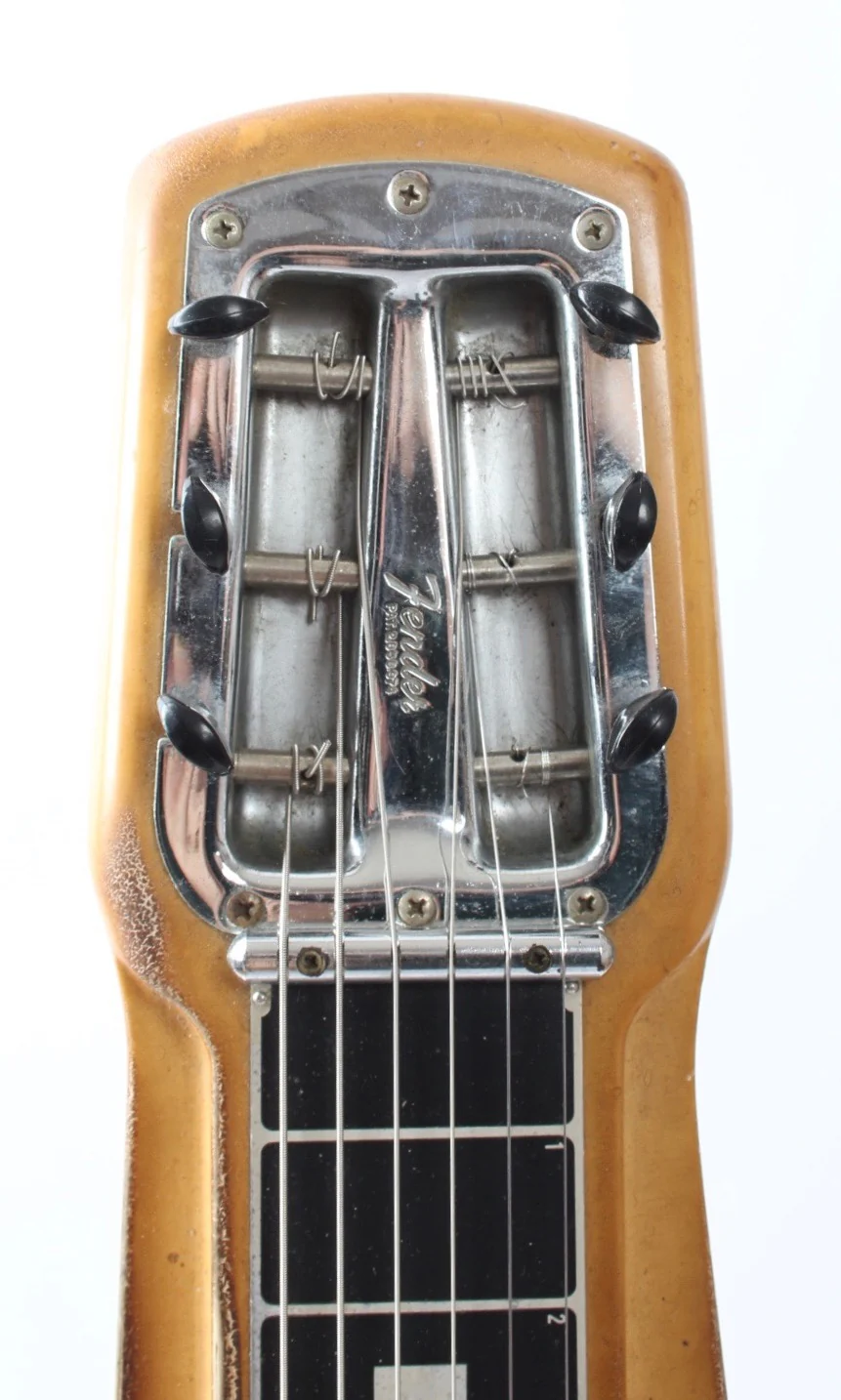1966 Fender Champ lap steel olympic white - Image 3
