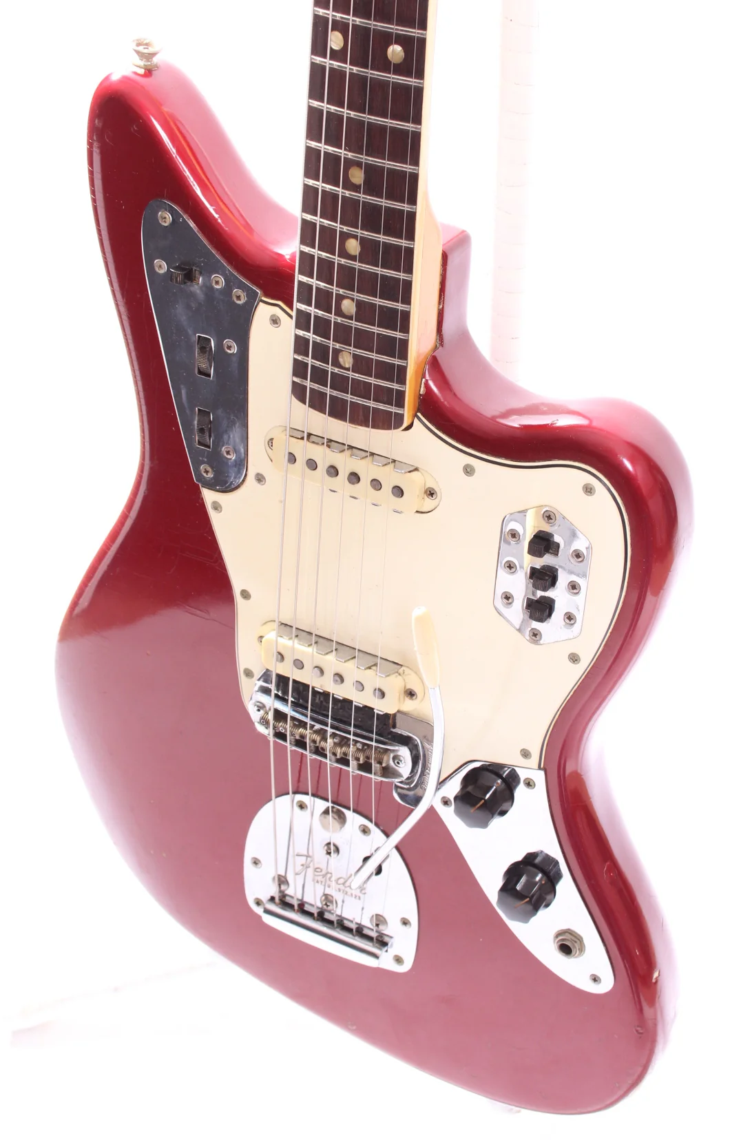 1966 Fender Jaguar candy apple red - Image 3
