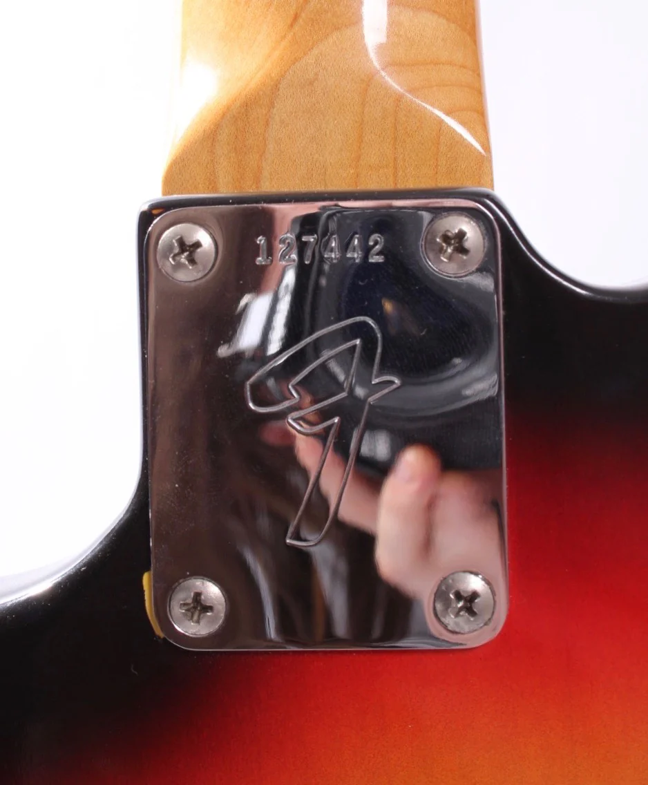 1966 Fender Jaguar Dots & Binding sunburst - Image 11