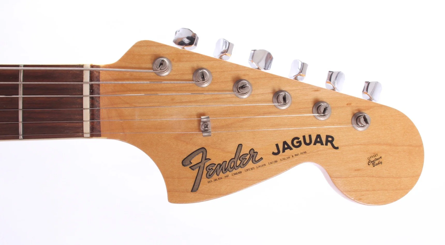 1966 Fender Jaguar Dots & Binding sunburst - Image 5
