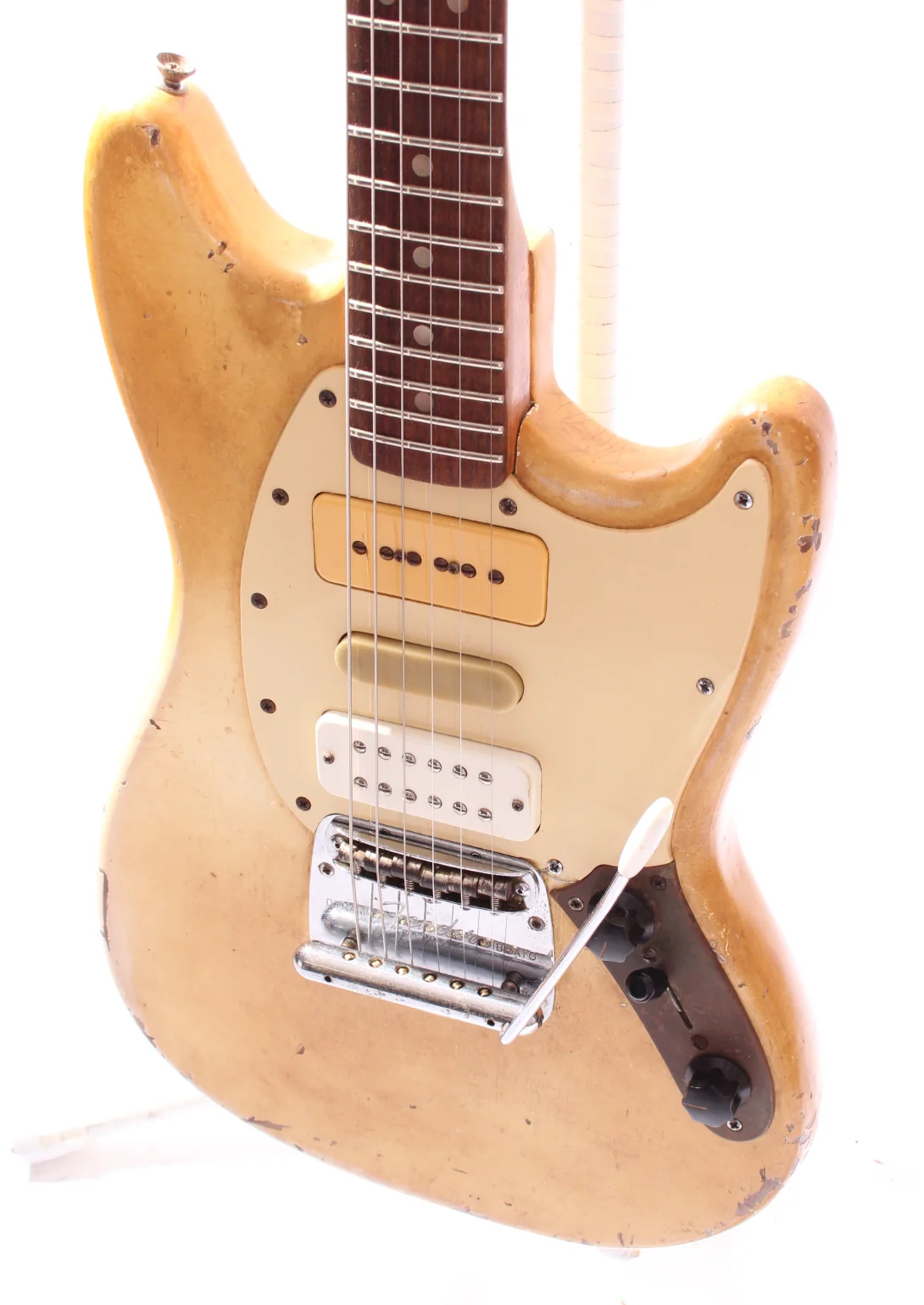 1966 Fender Mustang Hot Rod olympic white - Image 3