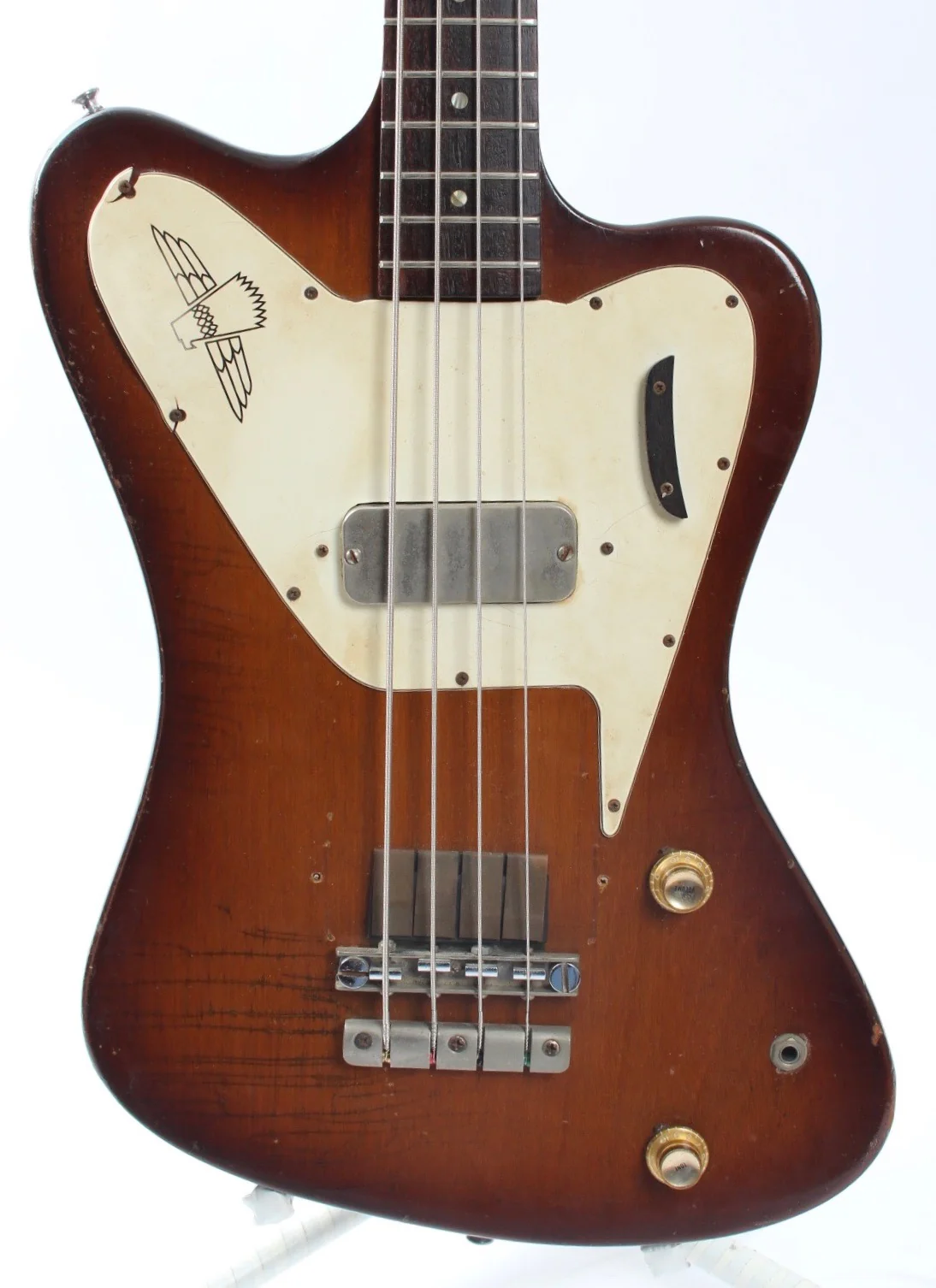 1966 Gibson Thunderbird II Non-Reverse sunburst - Image 12