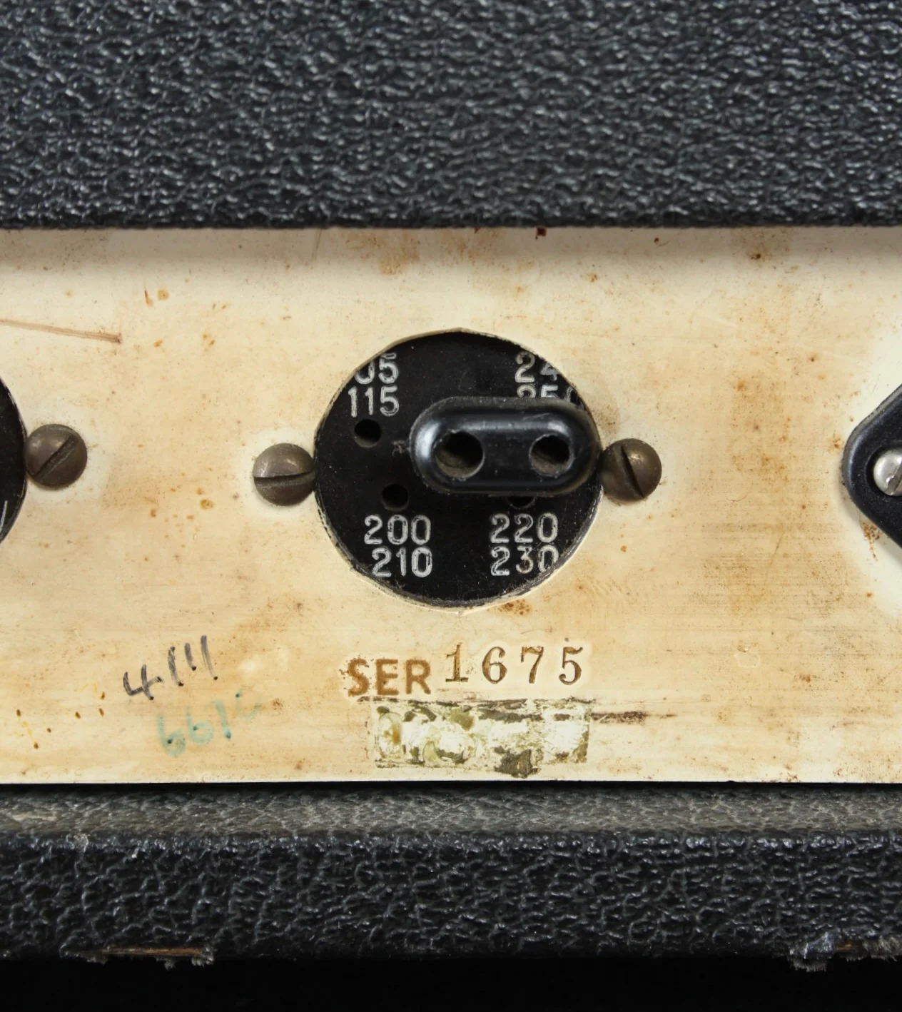 1966 Marshall JTM45 KT66 white plexi back panel - Image 2