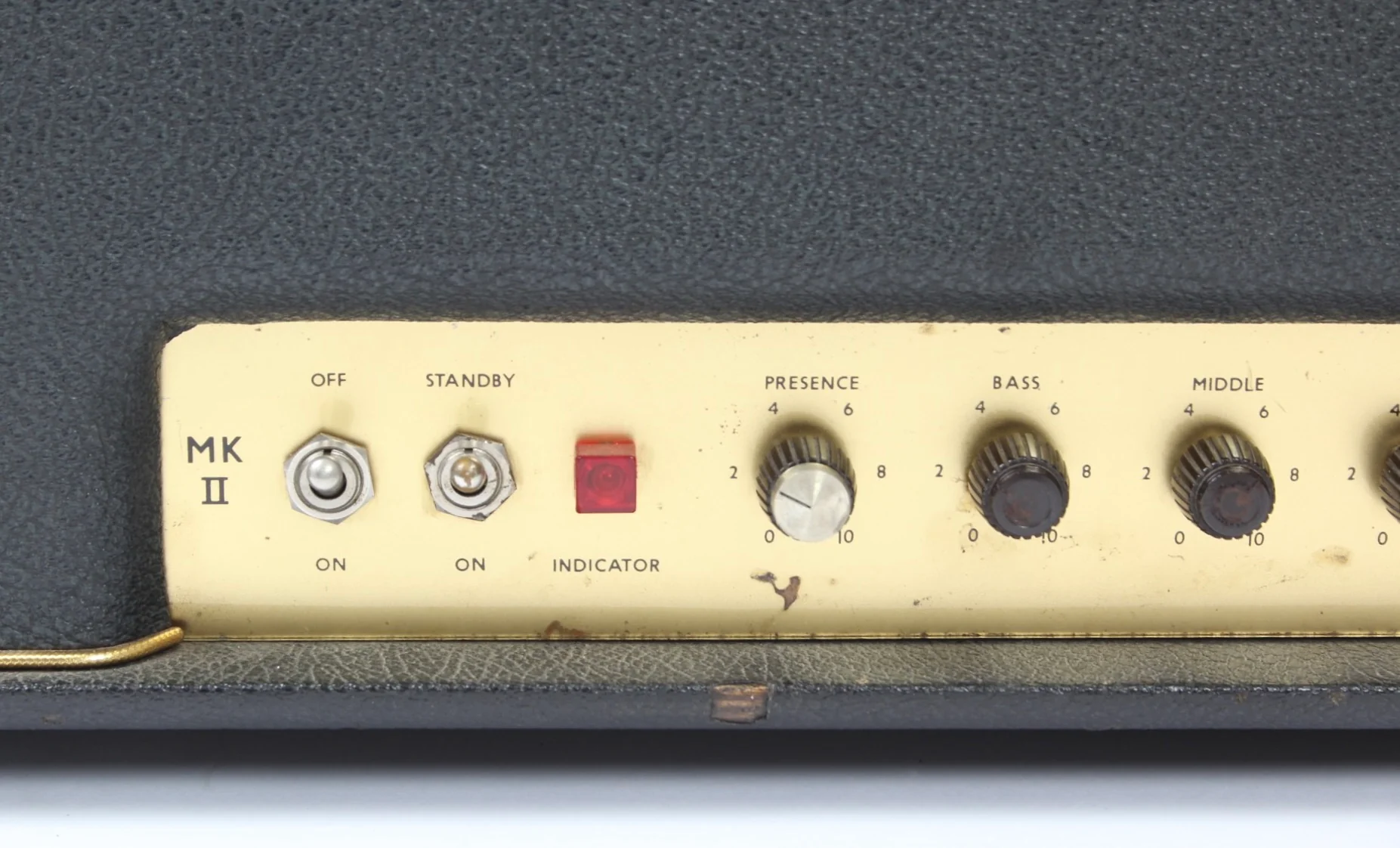 1966 Marshall JTM45 KT66 white plexi back panel - Image 3