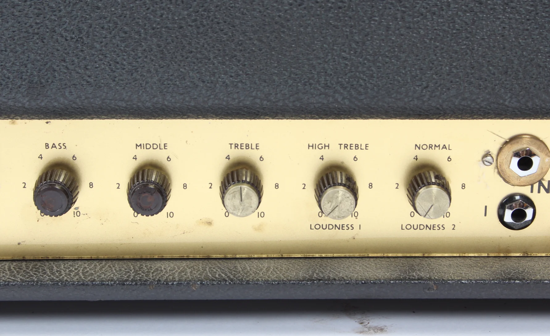 1966 Marshall JTM45 KT66 white plexi back panel - Image 4