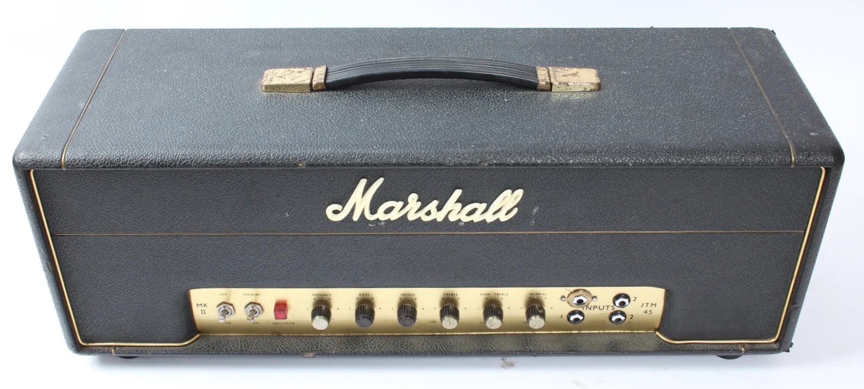 1966 Marshall JTM45 KT66 white plexi back panel - Image 6