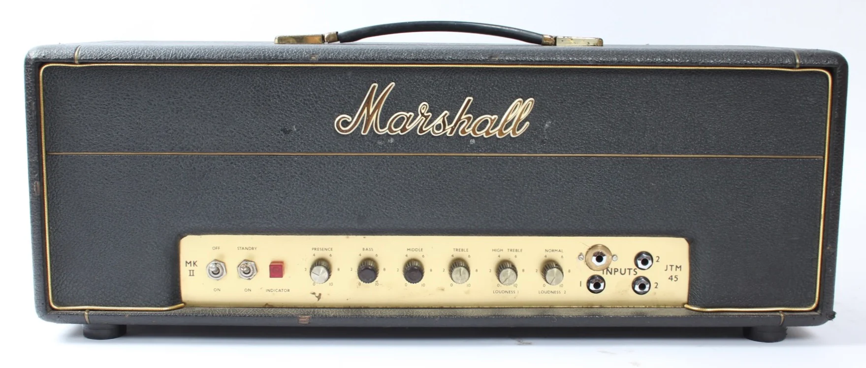 1966 Marshall JTM45 KT66 white plexi back panel - Image 7