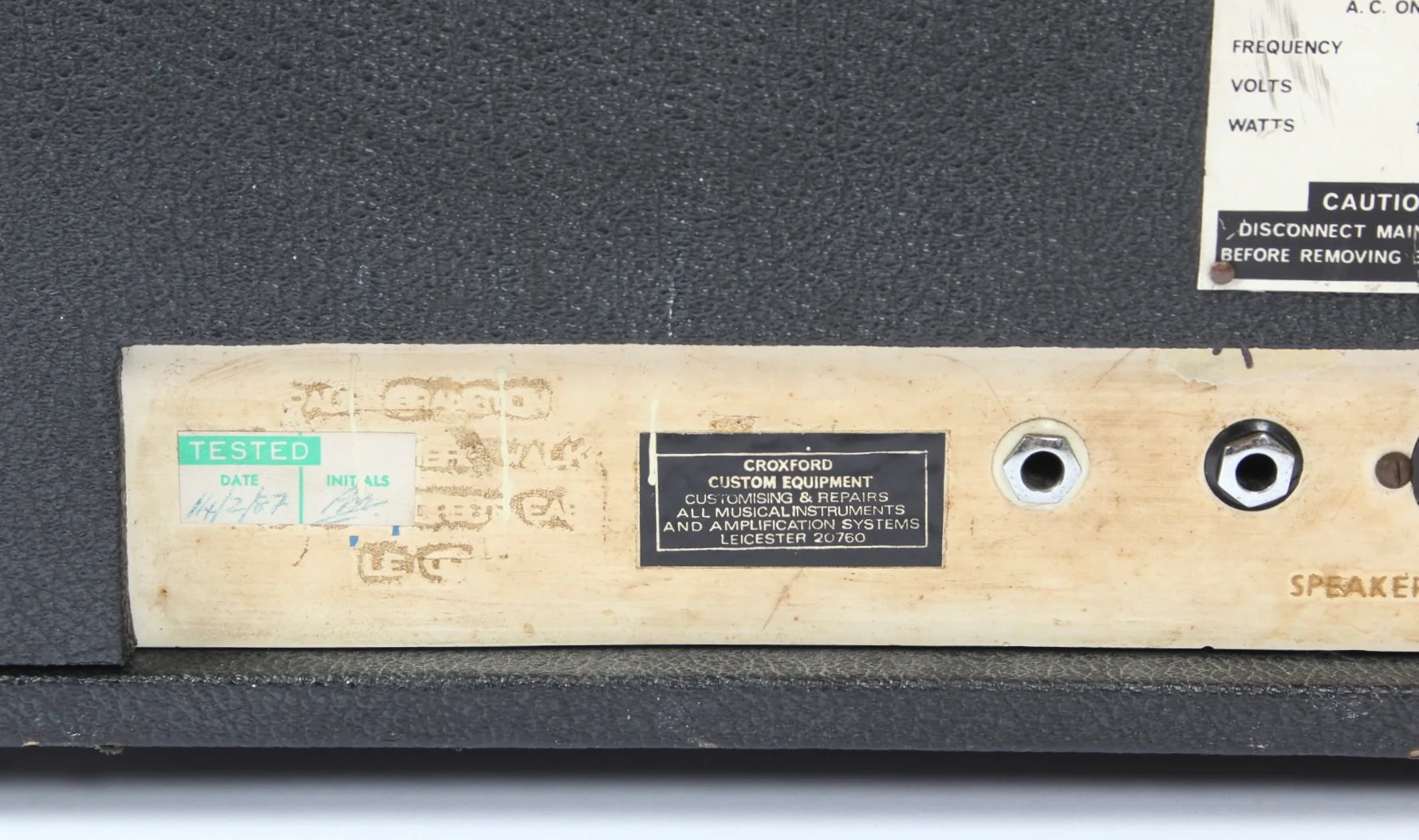 1966 Marshall JTM45 KT66 white plexi back panel - Image 9