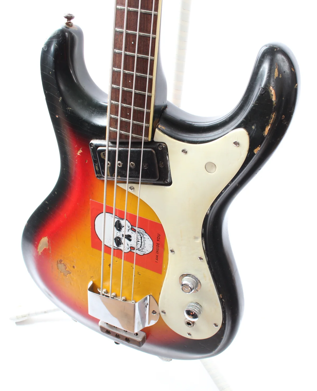 1966 Mosrite The Ventures Bass sunburst - Image 3