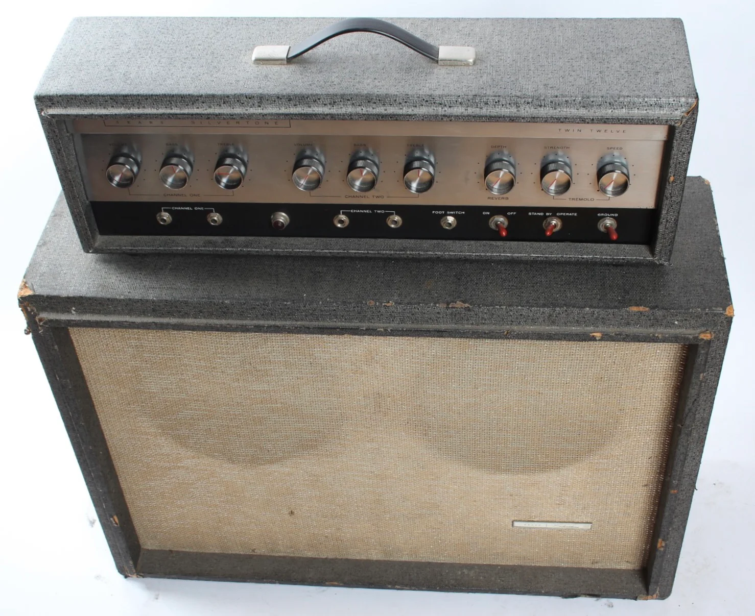1966 Silvertone 1484 Twin Twelve - Image 2