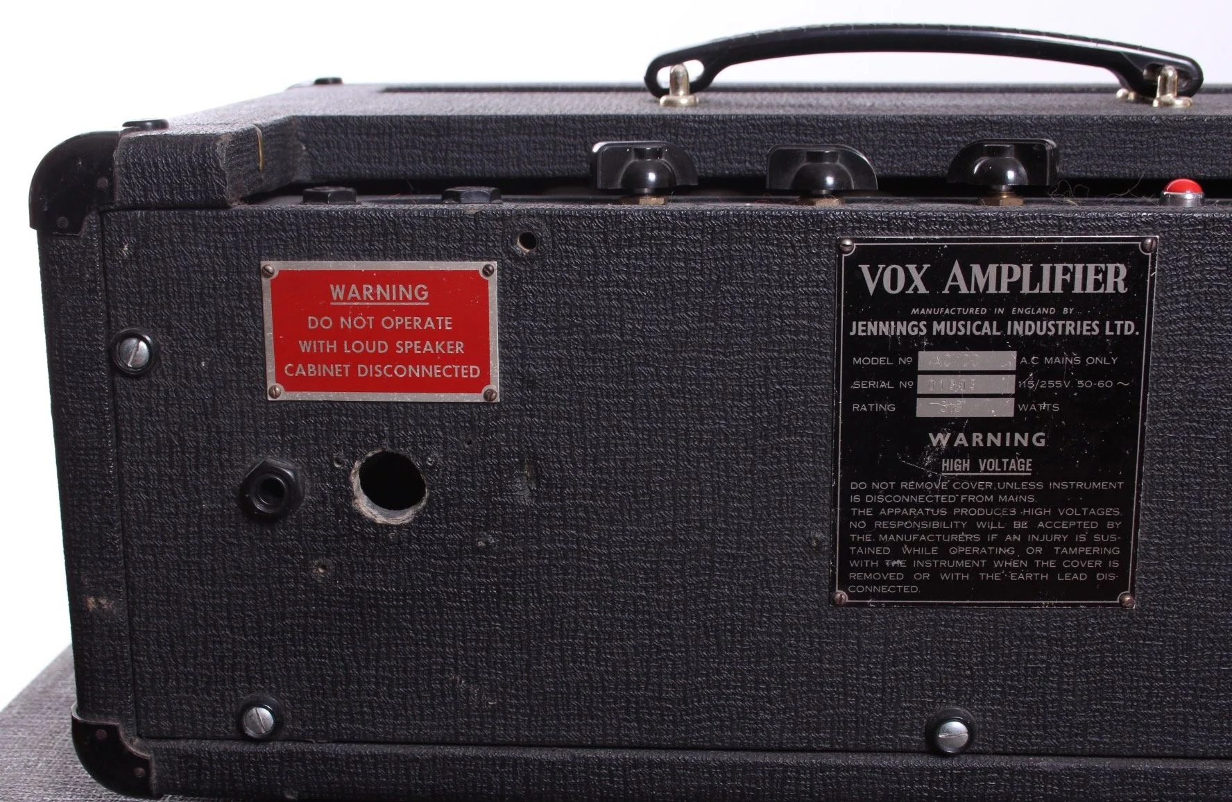 1966 Vox AC100 JMI with Foundation Bass Cabinet - Image 9