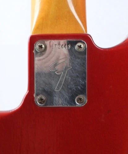 1967 Fender Jazz Bass candy apple red - Image 13