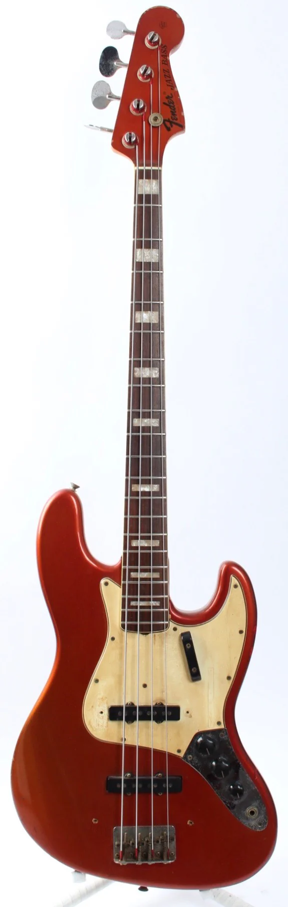 1967 Fender Jazz Bass candy apple red - Image 3