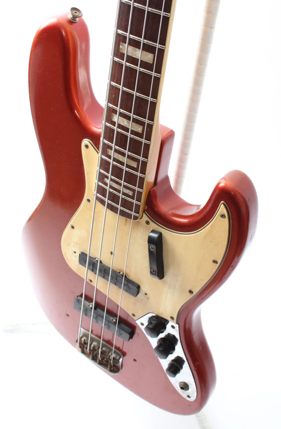 1967 Fender Jazz Bass candy apple red - Image 5
