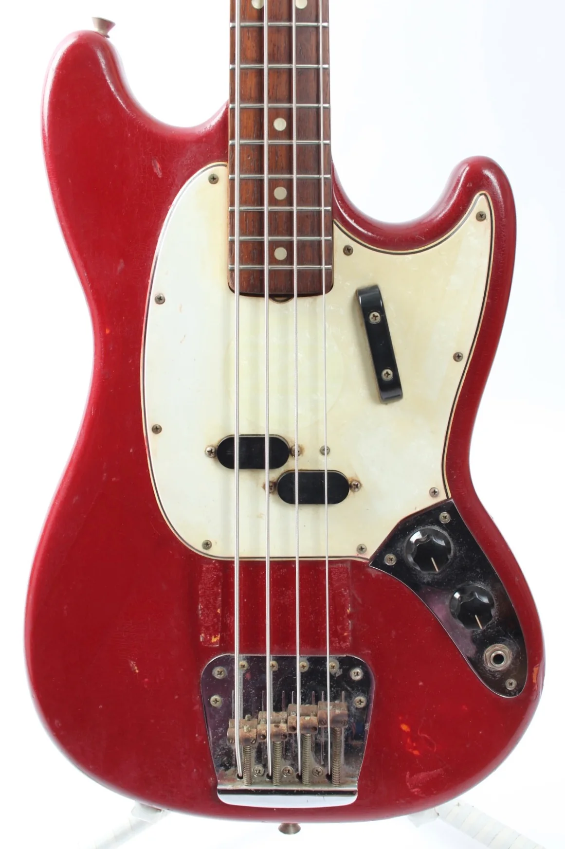 1967 Fender Mustang Bass red - Image 2