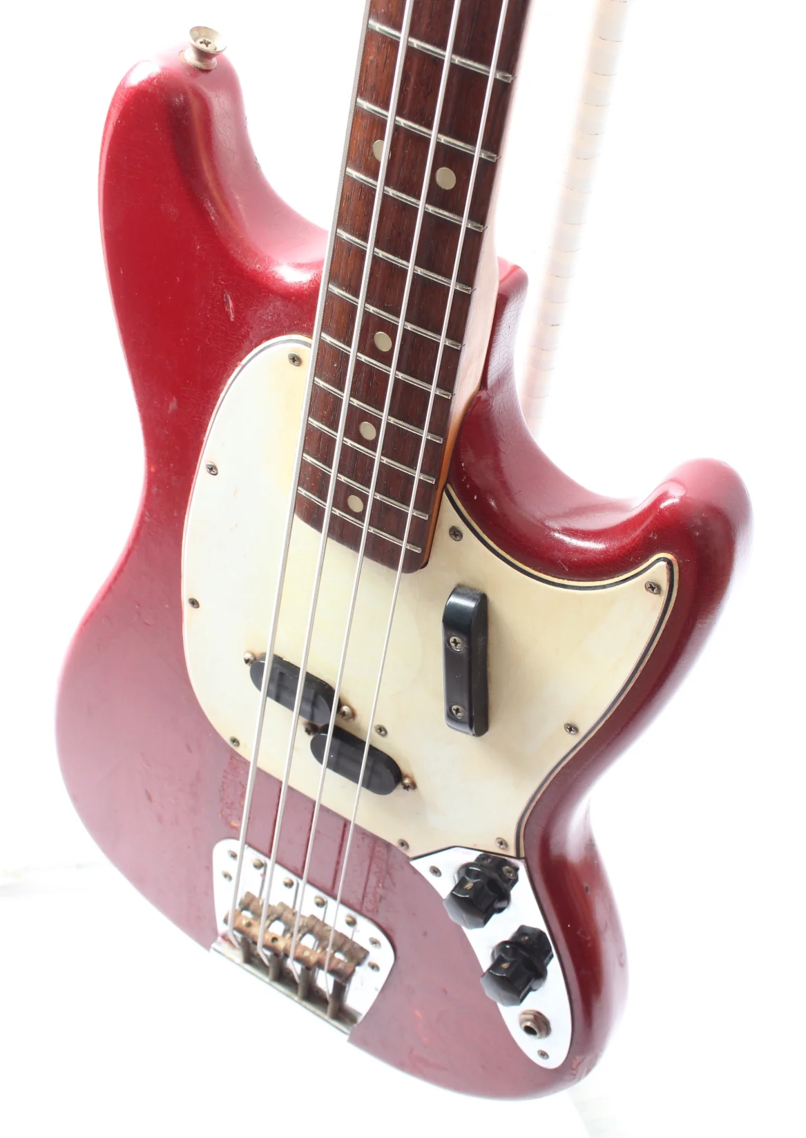 1967 Fender Mustang Bass red - Image 3