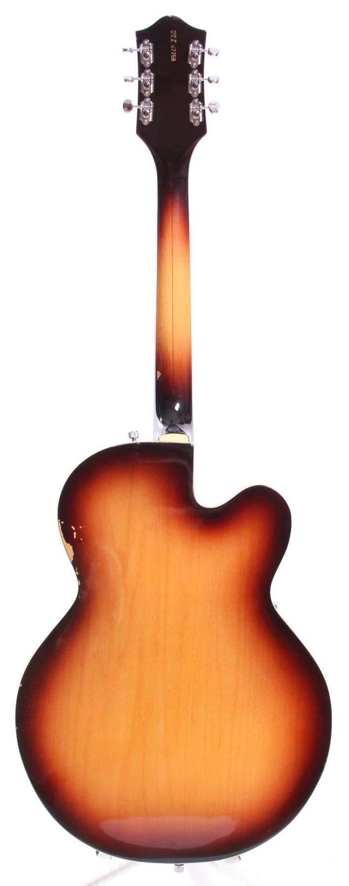1967 Gretsch 6117 Double Anniversary lefty sunburst - Image 6