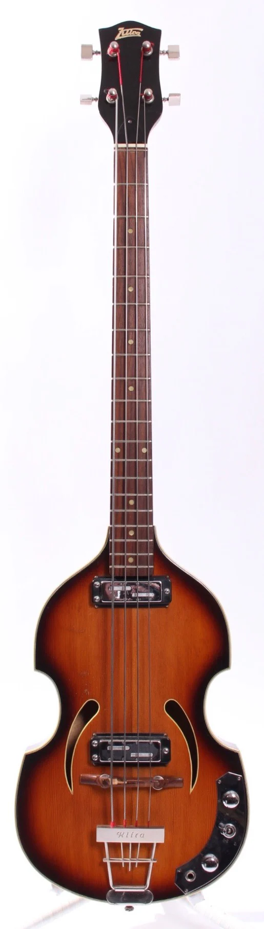 1967 Klira Twen Star Bass 356 sunburst