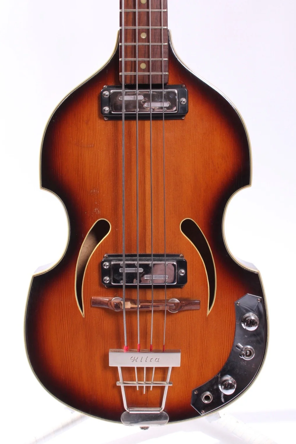 1967 Klira Twen Star Bass 356 sunburst - Image 2