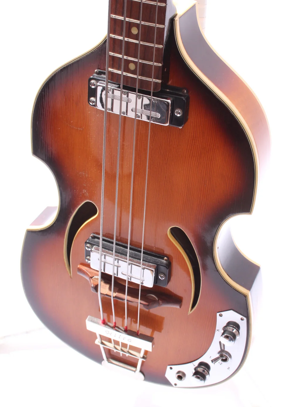 1967 Klira Twen Star Bass 356 sunburst - Image 3