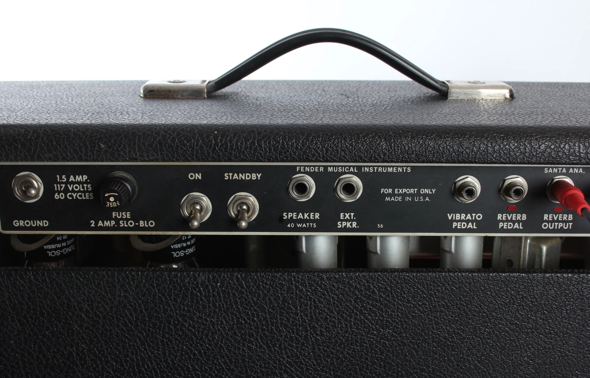 1968 Fender Bandmaster Reverb Amp TFL5005D drip edge silverface - Image 10