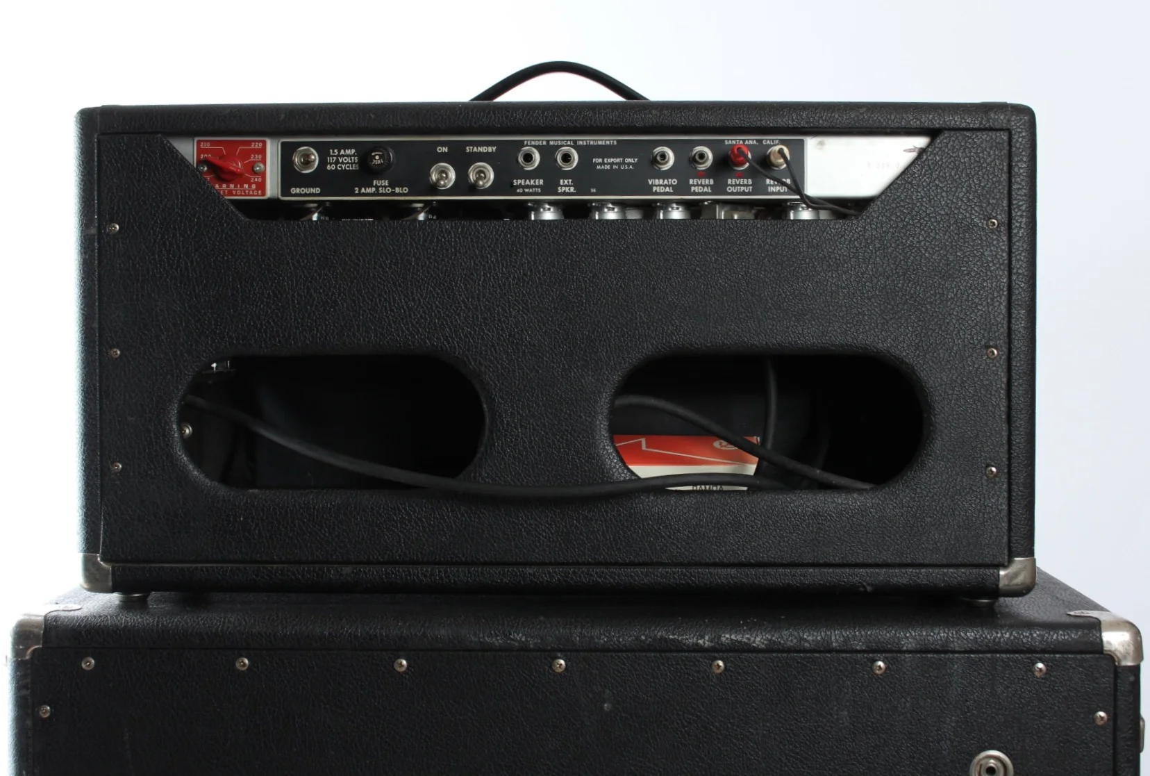 1968 Fender Bandmaster Reverb Amp TFL5005D drip edge silverface - Image 12