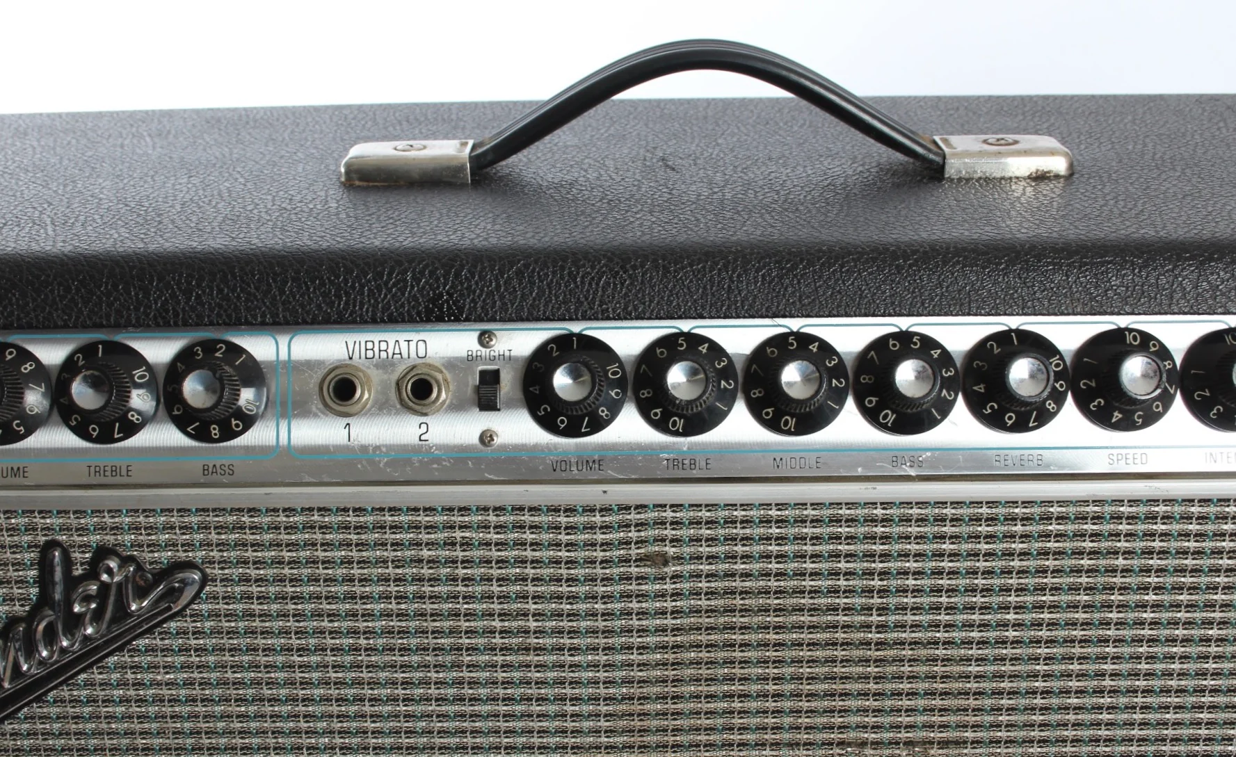 1968 Fender Bandmaster Reverb Amp TFL5005D drip edge silverface - Image 4