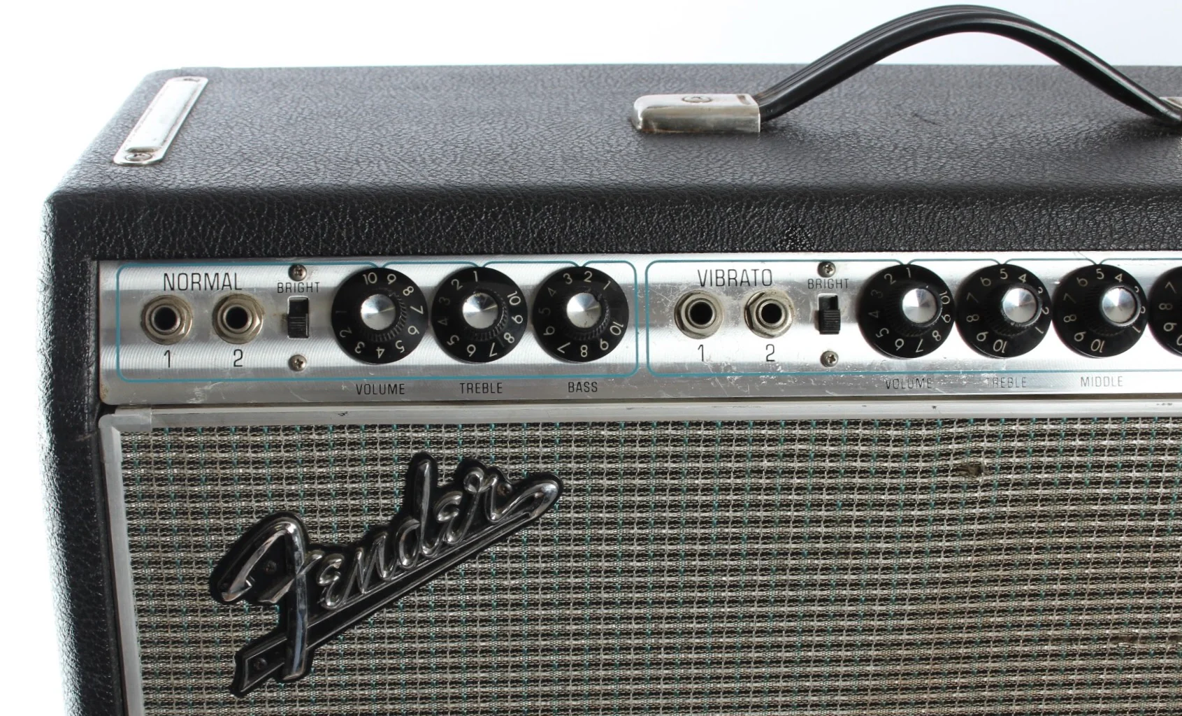 1968 Fender Bandmaster Reverb Amp TFL5005D drip edge silverface - Image 5