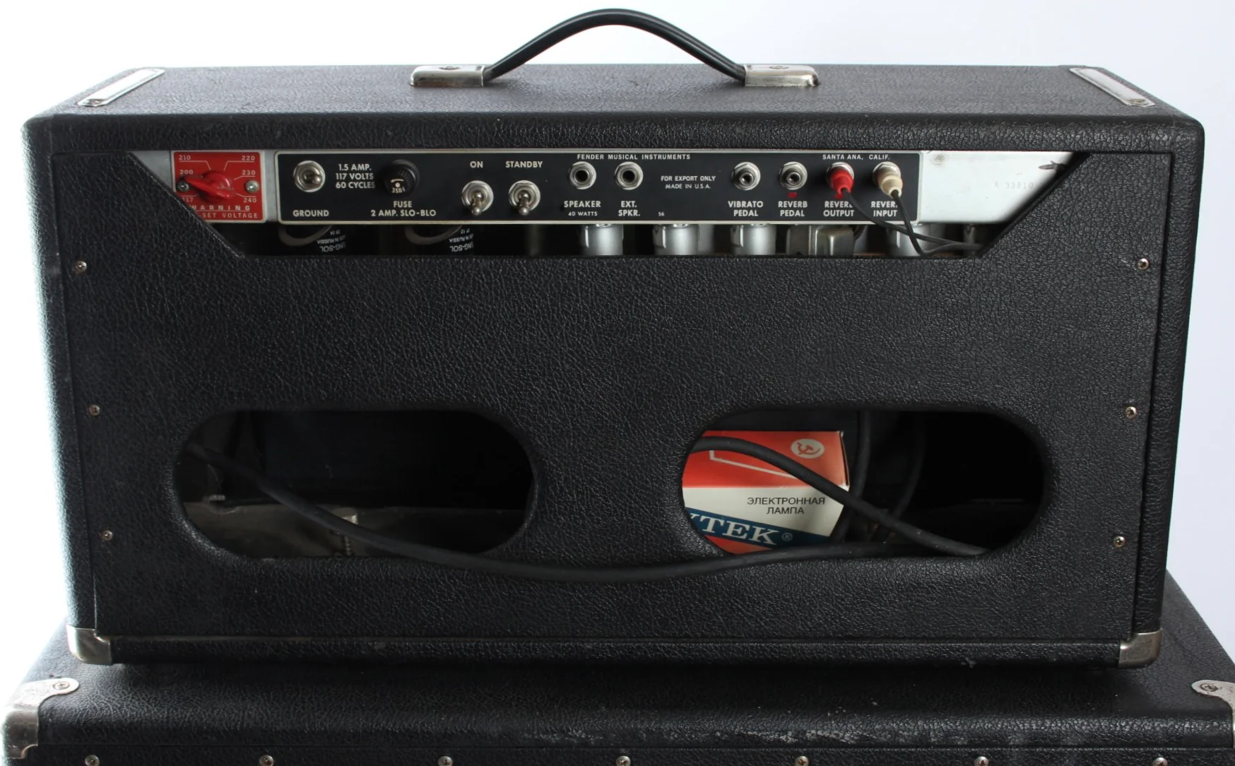 1968 Fender Bandmaster Reverb Amp TFL5005D drip edge silverface - Image 8