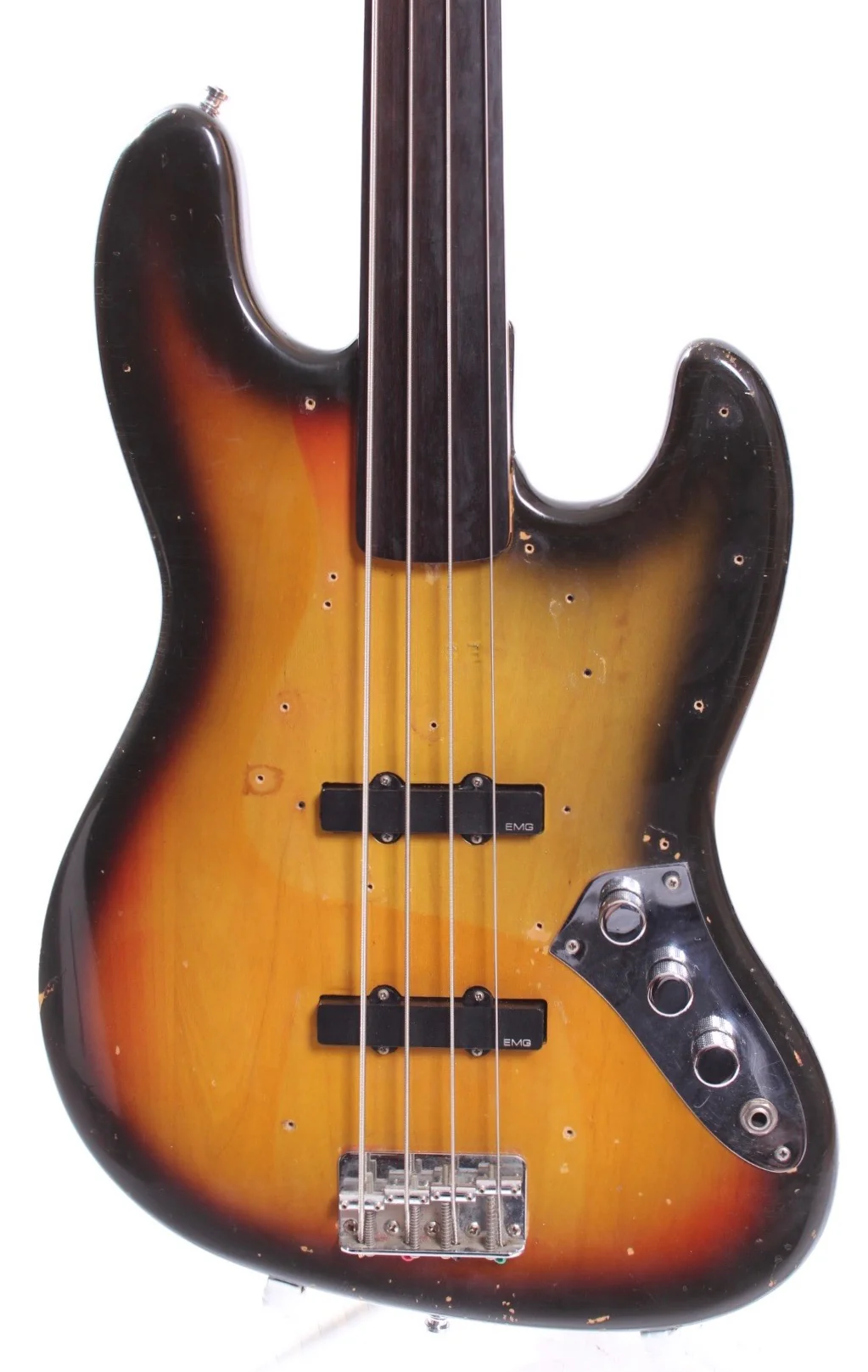 1968 Fender Jazz Bass fretless sunburst - Image 2