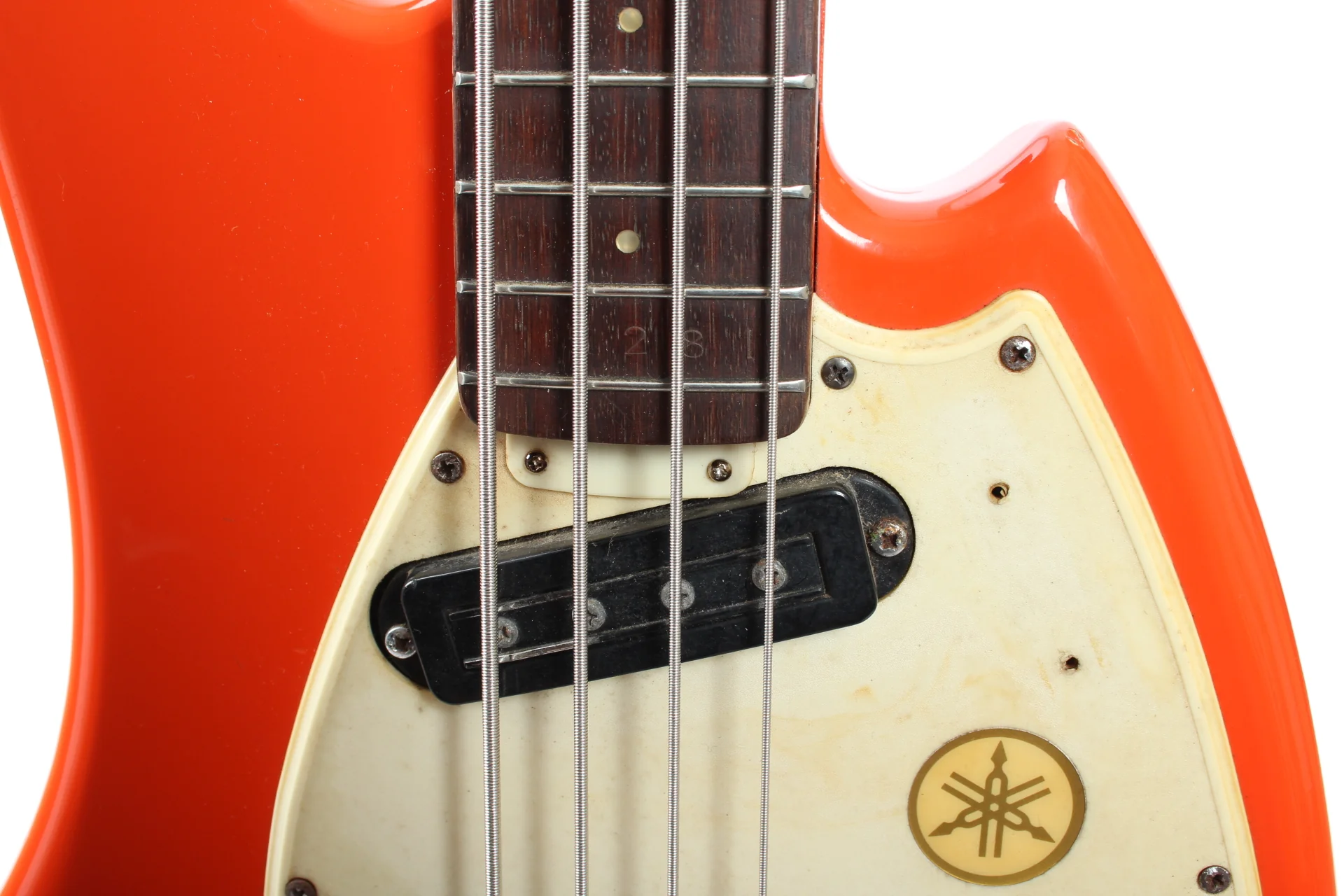 1968 Yamaha SB-1C Flying Banana Bass orange - Image 11