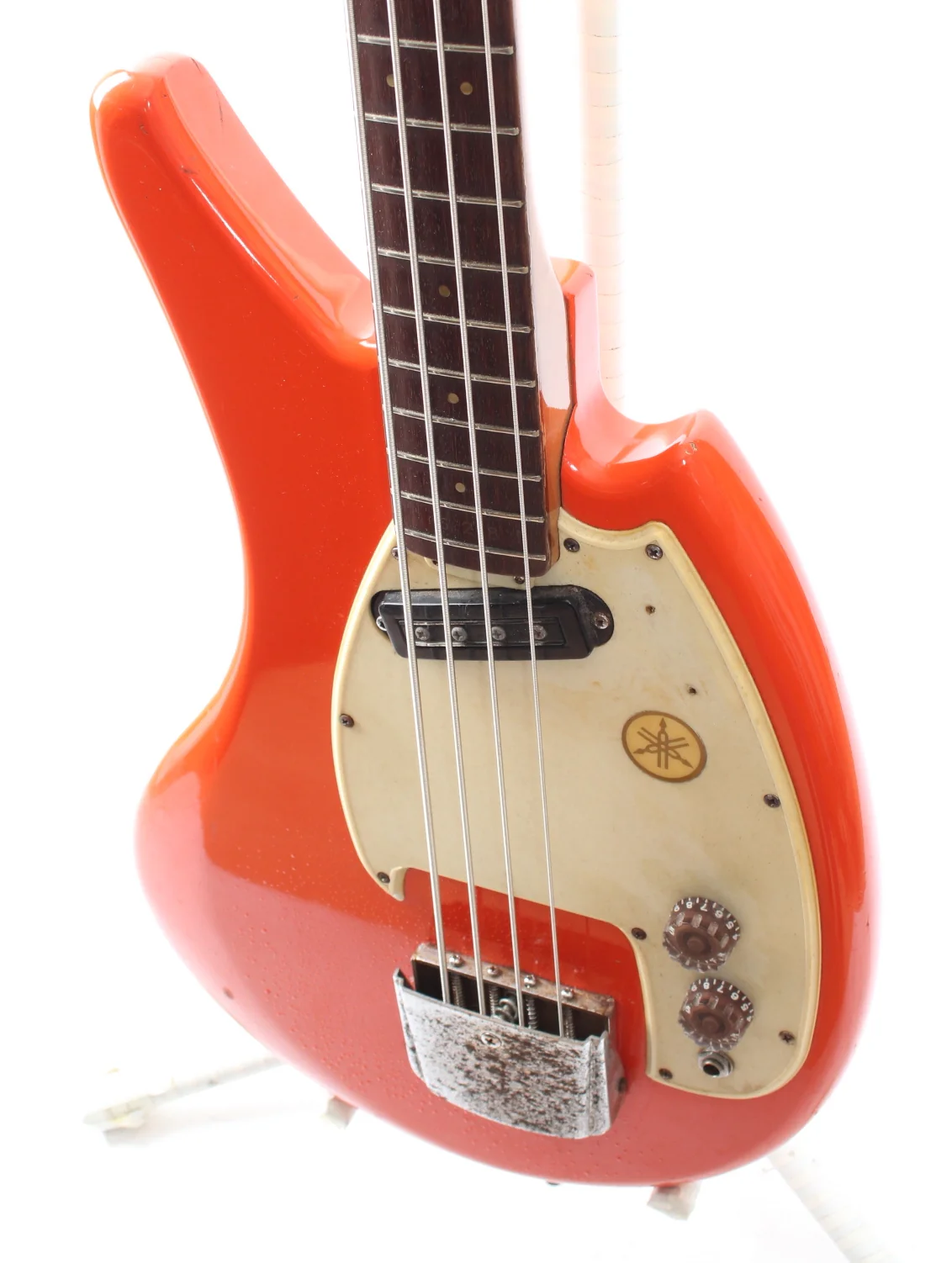 1968 Yamaha SB-1C Flying Banana Bass orange - Image 3