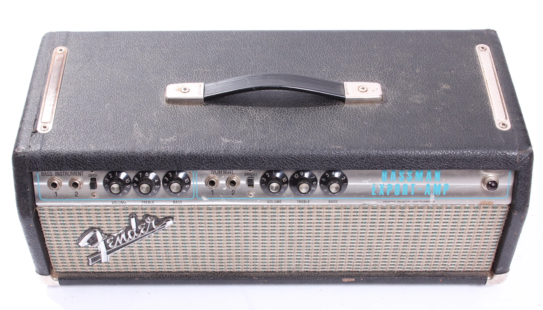 1969 Fender Bassman Export Amp 50w silverface - Image 2