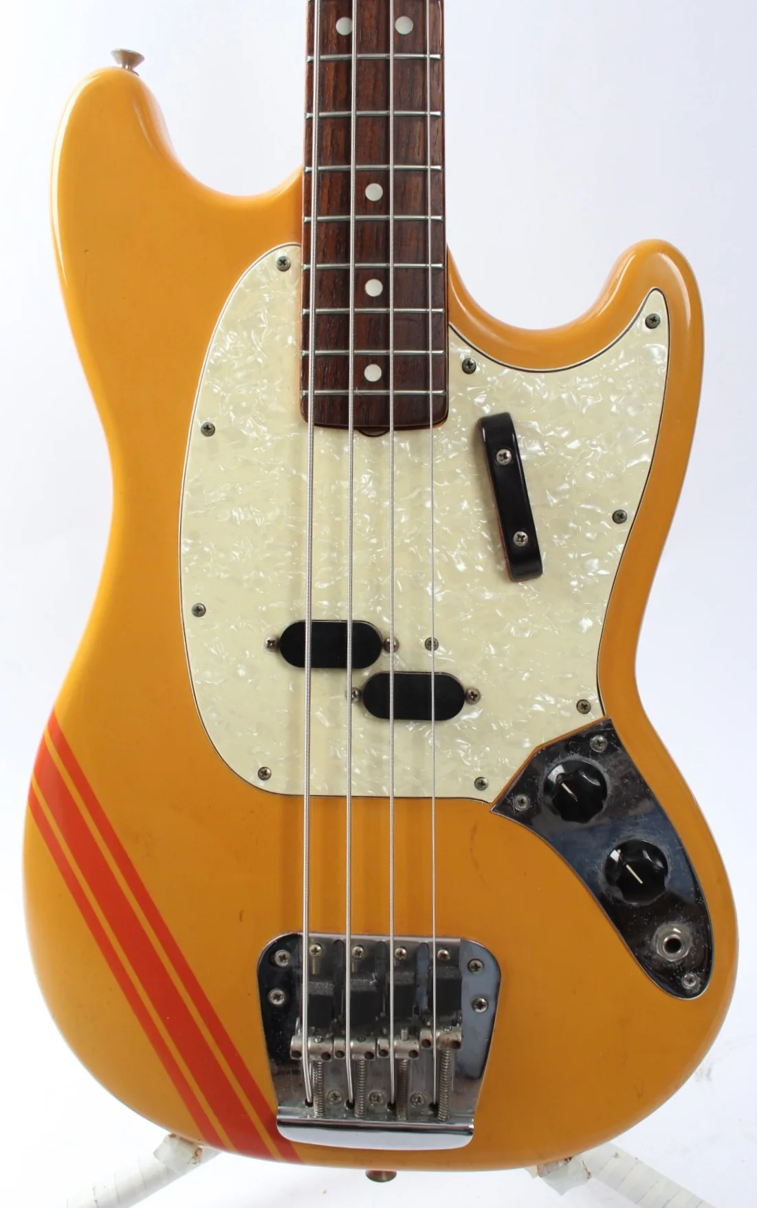 1969 Fender Mustang Bass competition orange - Image 2