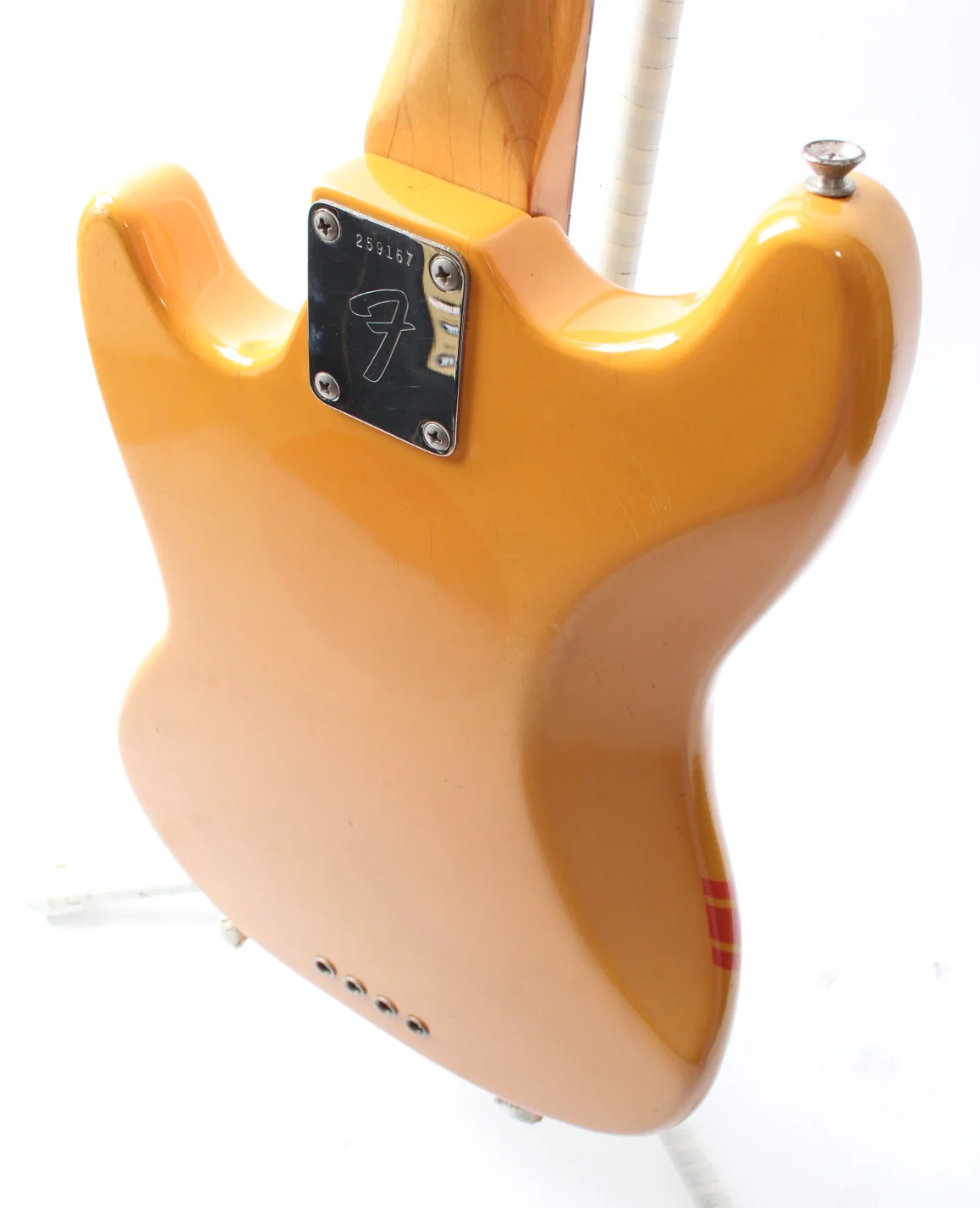 1969 Fender Mustang Bass competition orange - Image 8