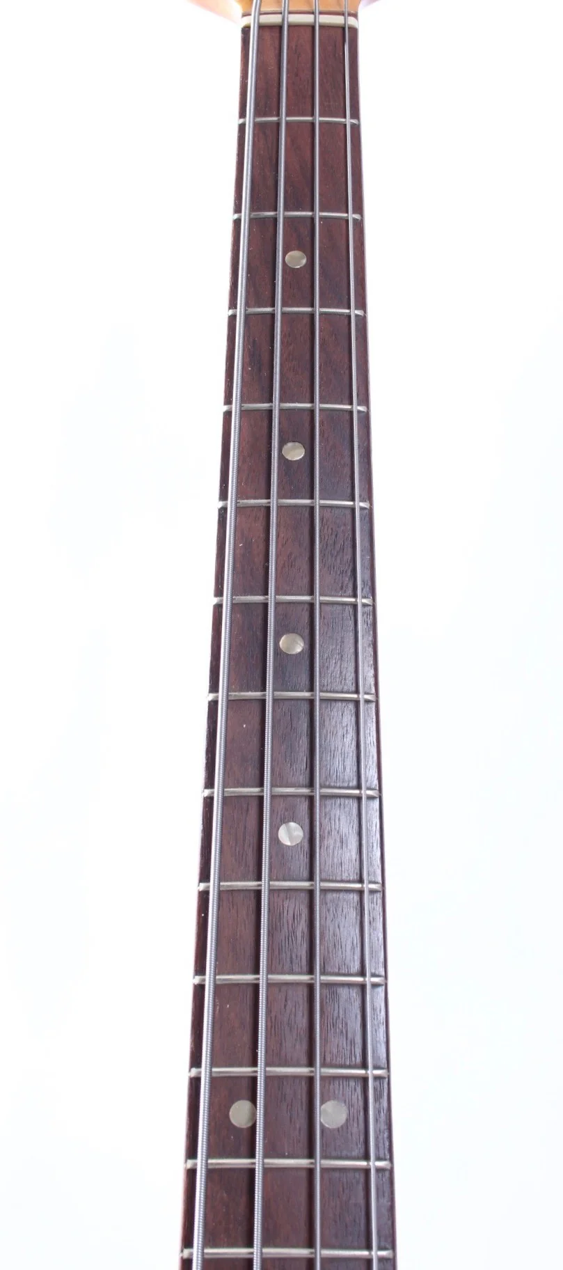 1969 Fender Mustang Bass translucent cherry red - Image 4