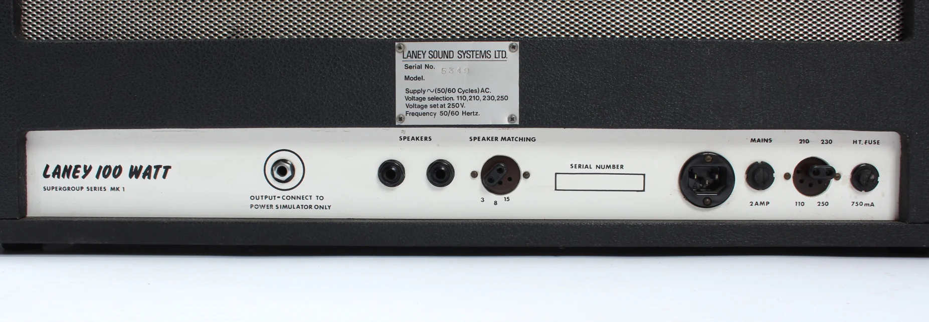 1969 Laney Supergroup MKI 100w - Image 5