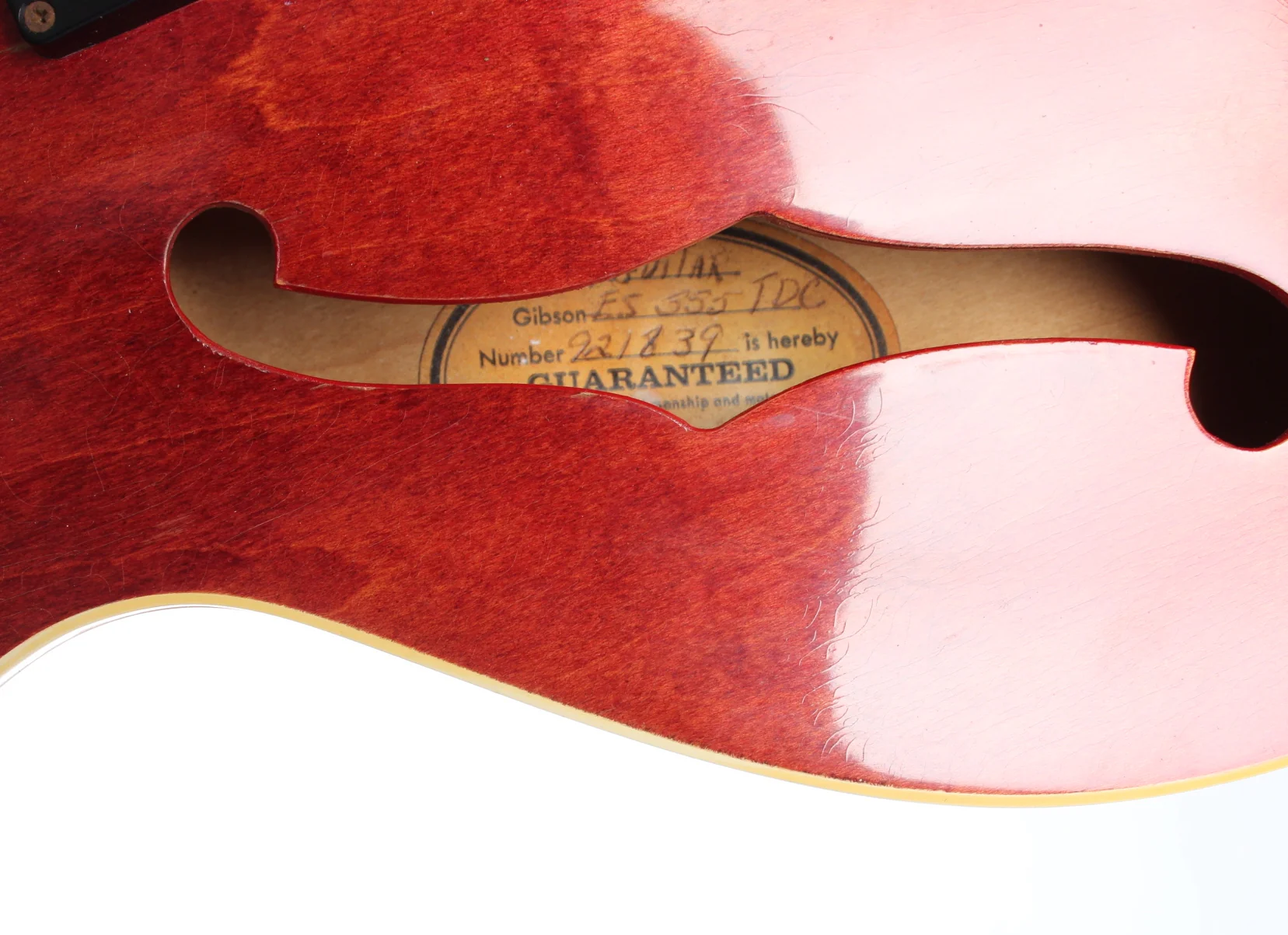 1970 Gibson ES-335TDC cherry red - Image 11
