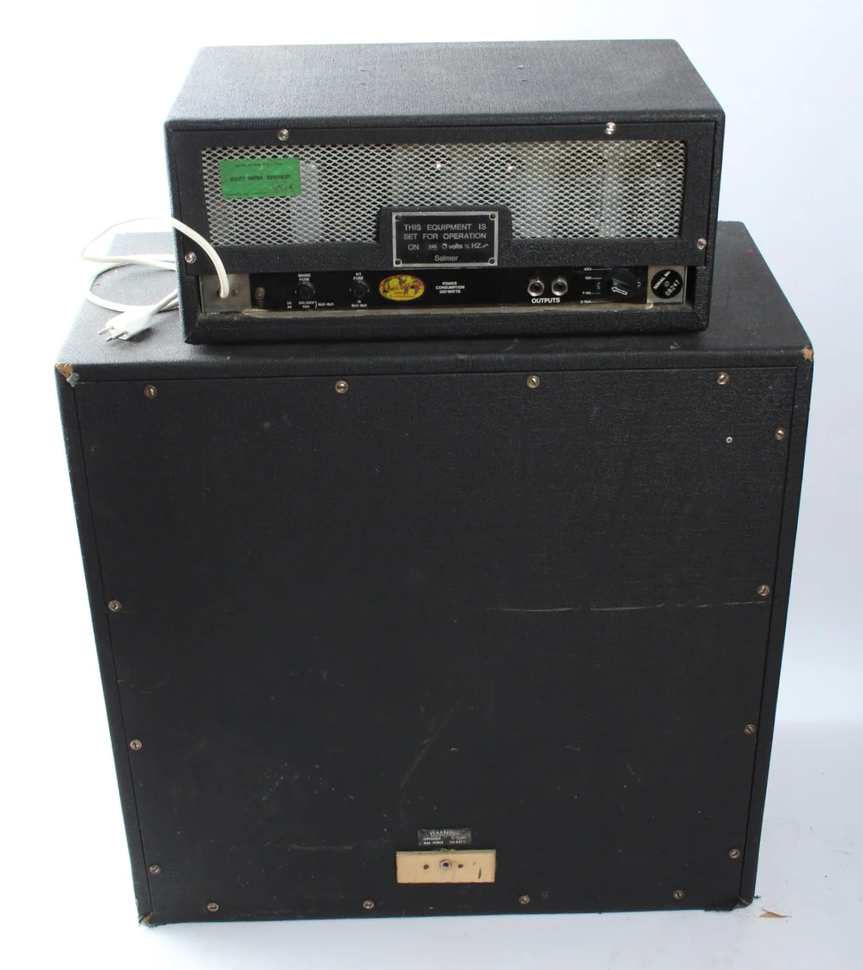 1970 Selmer Treble N Bass 100 SV w/4x12" cabinet - Image 9