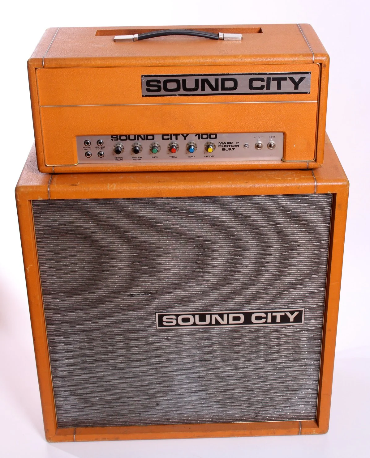 1970 Sound City MKIII B100W orange - Image 2