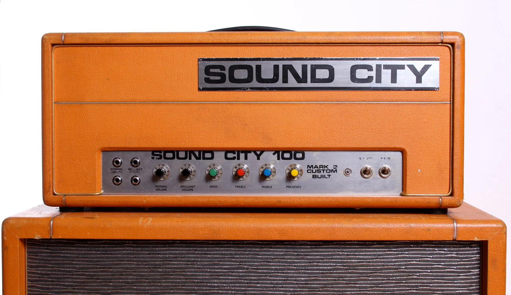 1970 Sound City MKIII B100W orange - Image 3