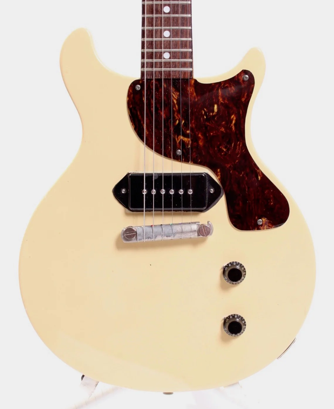 1970s Burny Les Paul Junior DC tv yellow - Image 2