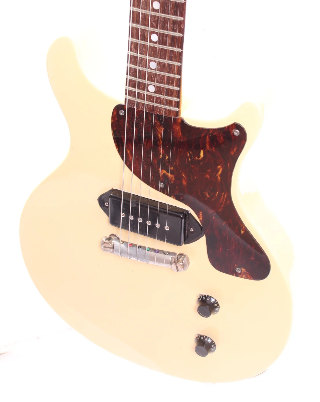 1970s Burny Les Paul Junior DC tv yellow - Image 3