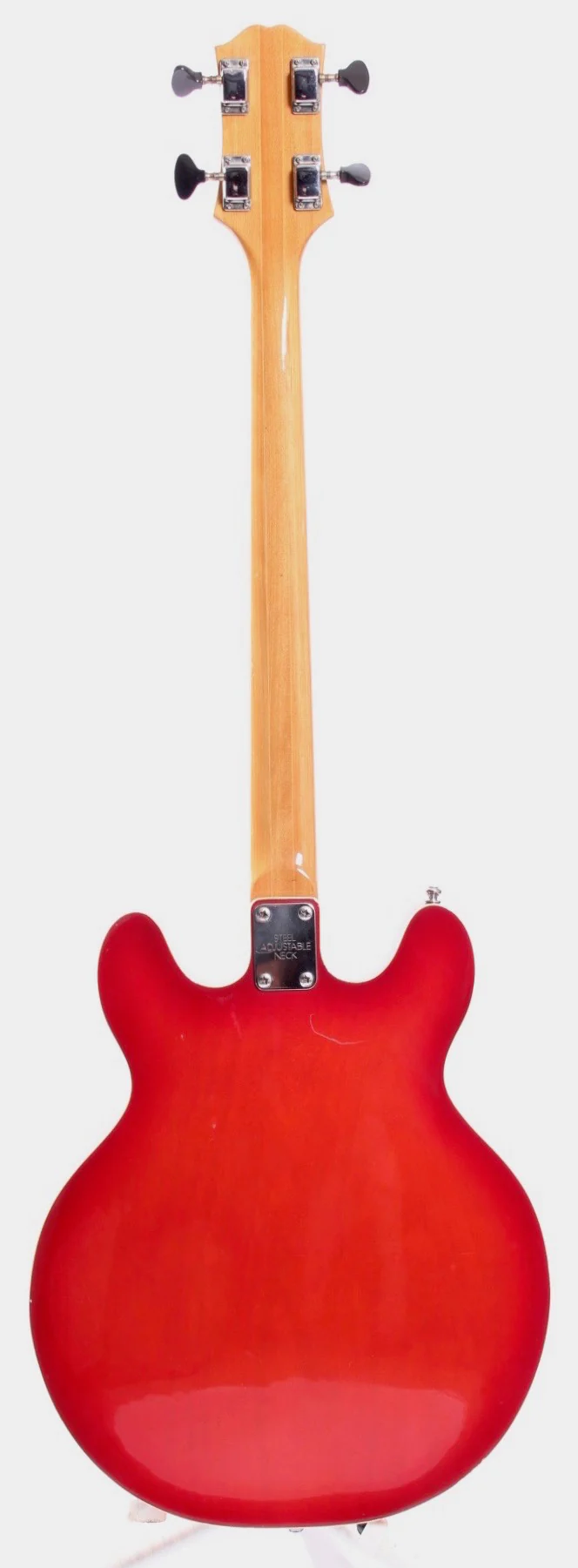1970s Epiphone Ea-260 Hollow-Body Bass cherry red - Image 7